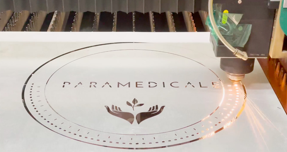 Plaque cabinet médical